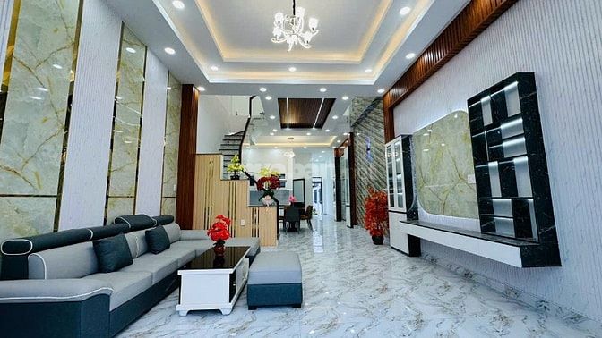 Nhà Thật giá thật 100m2 gì 610Tr bình Chánh sổ Hồng riêng  