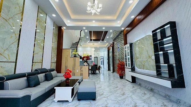 Nhà Thật giá thật 100m2 gì 610Tr bình Chánh sổ Hồng riêng  