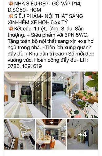 👍NHÀ ĐẸP LÔ GỐC 2 MẶT TIỀN ĐƯỜNG NHỰA- ĐƯỜNG SỐ10 P9, GÒ VẤP- HCM