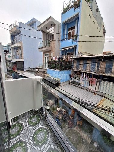 Nhà mới tuyệt đẹp, Bến Bình Đông, P13, Q8. Nhà 3mx17m, 1trệt, 1lầu, ST