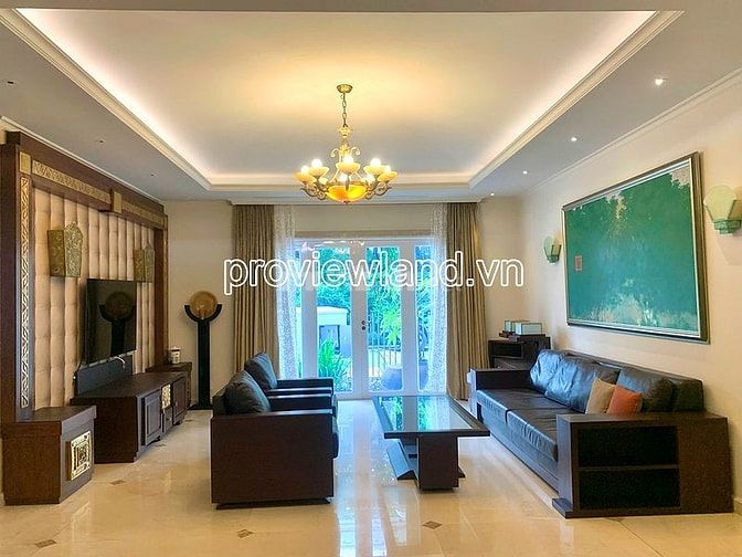 Cho thuê biệt thự Villa Riviera An Phú, 290m2 đất, 3 tầng, 4PN