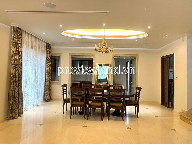 Cho thuê biệt thự Villa Riviera An Phú, 290m2 đất, 3 tầng, 4PN