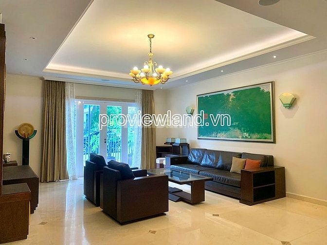 Cho thuê biệt thự Villa Riviera An Phú, 290m2 đất, 3 tầng, 4PN