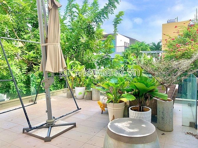 Cho thuê biệt thự Villa Riviera An Phú, 290m2 đất, 3 tầng, 4PN