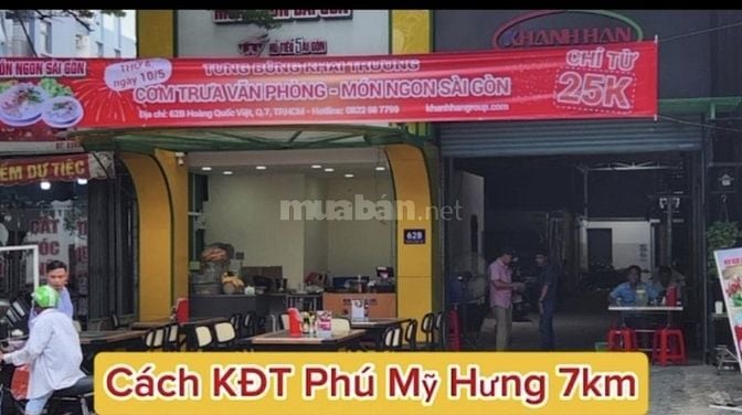 CHO THUÊ MẶT BẰNG 62B HOÀNG QUỐC VIỆT, P. PHÚ MỸ, QUẬN 7, TP HCM