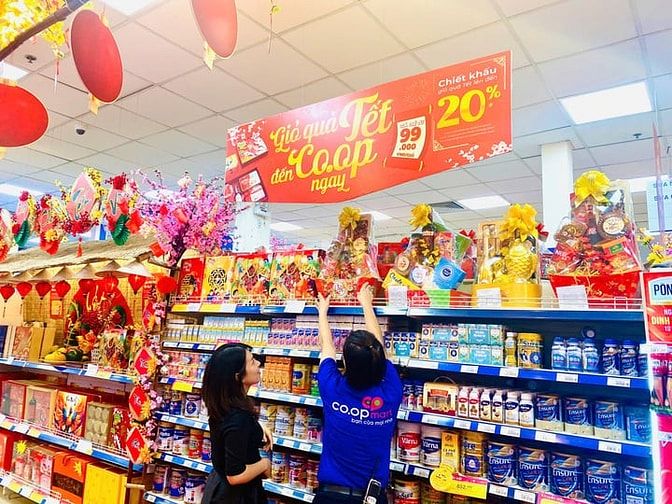 Siêu Thị Co.op Mart Tuyển 5 Nhân Viên Trực Quầy Bán Hàng Dịp Tết