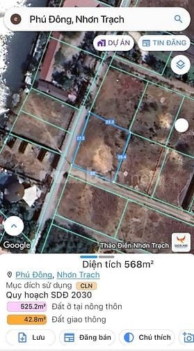 1/ Võ Thị Sáu, 568m² , 2 Mặt Tiền Ô TÔ , Giá Tốt Cho Khách Thiện Chí !