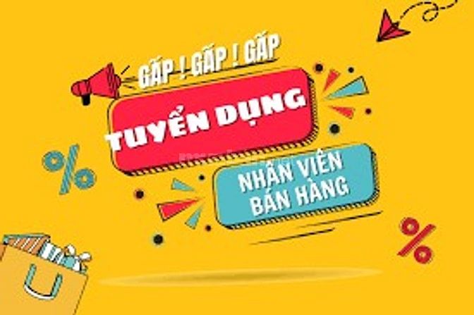 Tuyển nhân viên bán hàng cho khách.