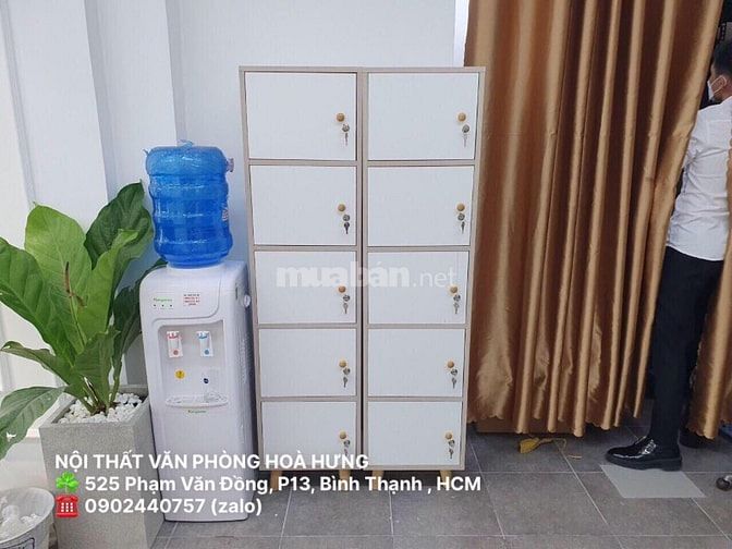 TỦ LOCKER MINI 5 CÁNH MDF PHỦ MELAMINE CHỐNG TRẦY XƯỚC  950k 