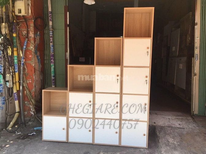 TỦ LOCKER MINI 5 CÁNH MDF PHỦ MELAMINE CHỐNG TRẦY XƯỚC  950k 