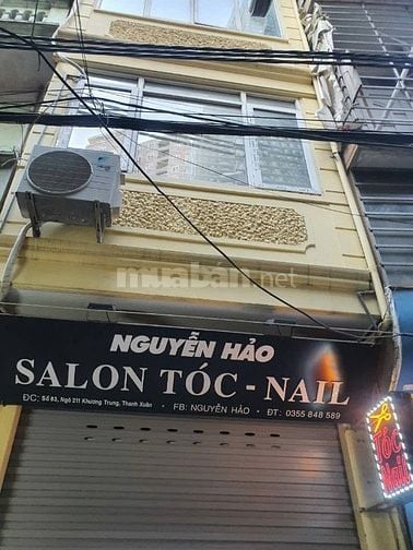 Bán nhà số 83 ngõ 211 Khương Trung, 35m2, 5 tầng, mặt ngõ, ô tô, KD