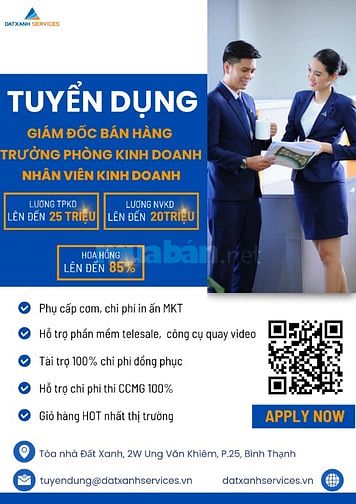 Nhân Viên Kinh Doanh làm tại Bình Thạnh ( Nhận việc sau Tết)