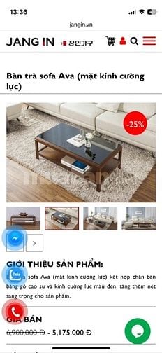 Cần bán Bộ Sofa kèm bàn kiếng của JangIn, đồ nhà dùng còn mới ạ