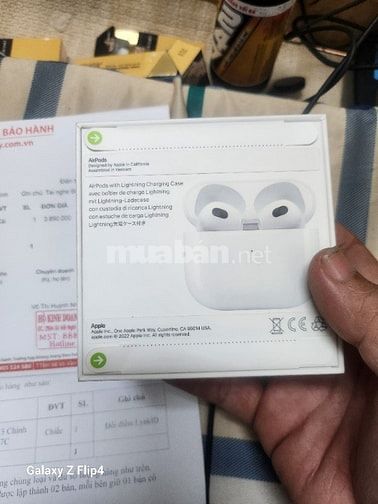 Tai nghe airpods 3 mới nguyên seal