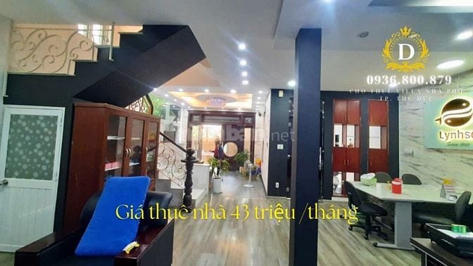 Biệt thự trệt 2 lầu, 4PN, đẹp, thoáng, Thảo Điền,5p đi bộ đến Ga Metro