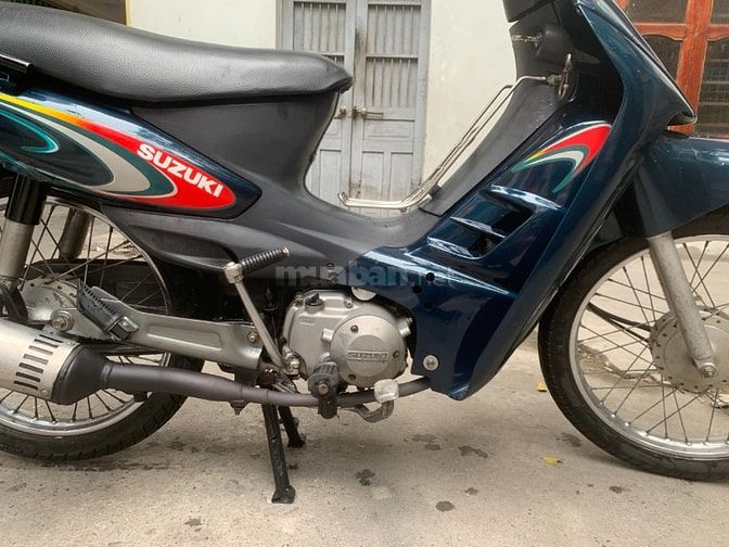 Cần bán xe Suzuki Thái 110cc màu xanh, biển 29L4, xe đẹp