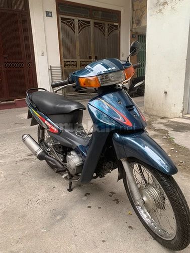 Cần bán xe Suzuki Thái 110cc màu xanh, biển 29L4, xe đẹp