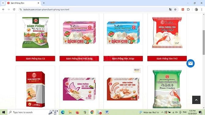 Snack ,nui,bún,miến ,phở khô Bích Chi giảm giá 3%