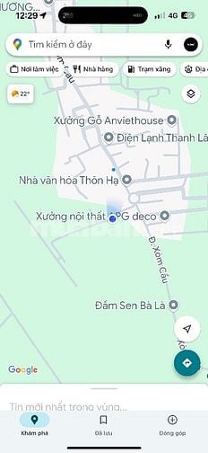 Cho thuê đất làm nhà xưởng, thôn hạ, Cự Khê, Thanh Oai, Hà Nội