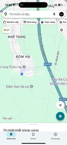 Cho thuê đất làm nhà xưởng, thôn hạ, Cự Khê, Thanh Oai, Hà Nội