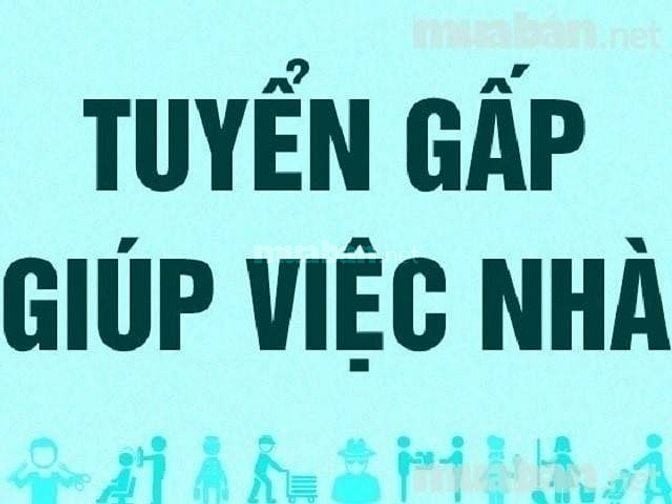 Tuyển 1 giúp việc gia đình làm 3-4 tiếng 1 ngày, TG từ 12h/12h15