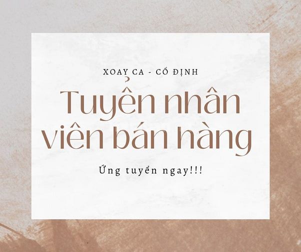 🌈 Moona Store bổ sung gấp nhân viên nam bán hàng cận Tết tại quận 12