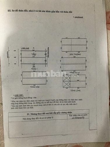 🌷 🌷 🌷 BÁN NHÀ MẶT TIỀN : A75/48-50 BẠCH ĐẰNG - P. 2 - Q. TÂN BÌNH