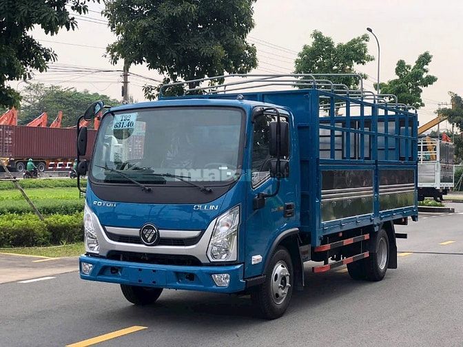 BÁN XE TẢI THACO OLLIN S490 THÙNG MUI BẠT TẢI 1.9 TẤN