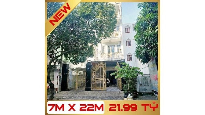 🌟BÁN NHÀ 4 LẦU 7X22M MẶT TIỀN ĐƯỜNG SỐ, P.TÂN QUY QUẬN 7