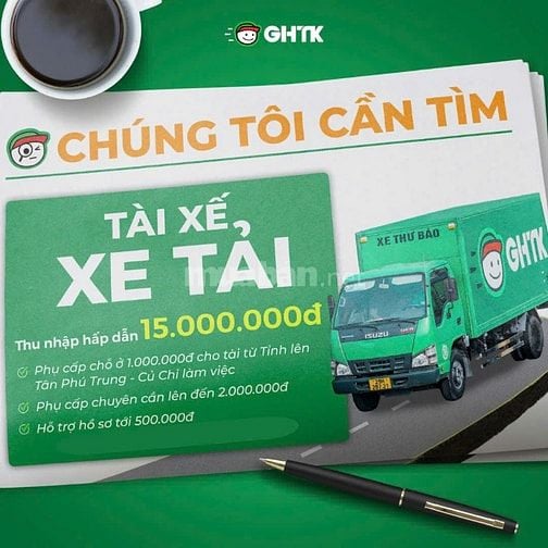 Tuyển Tài Xế Xe Tải Giao Hàng Tiết Kiệm