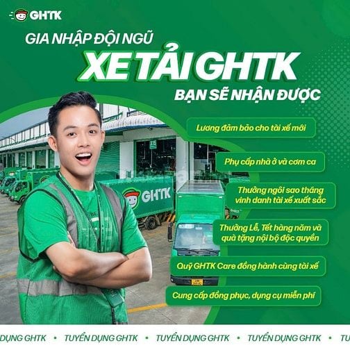 Tuyển Tài Xế Xe Tải Giao Hàng Tiết Kiệm