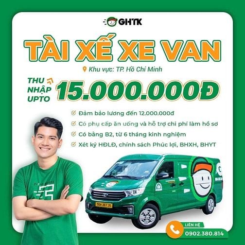 Tuyển Tài Xế Xe Tải Giao Hàng Tiết Kiệm