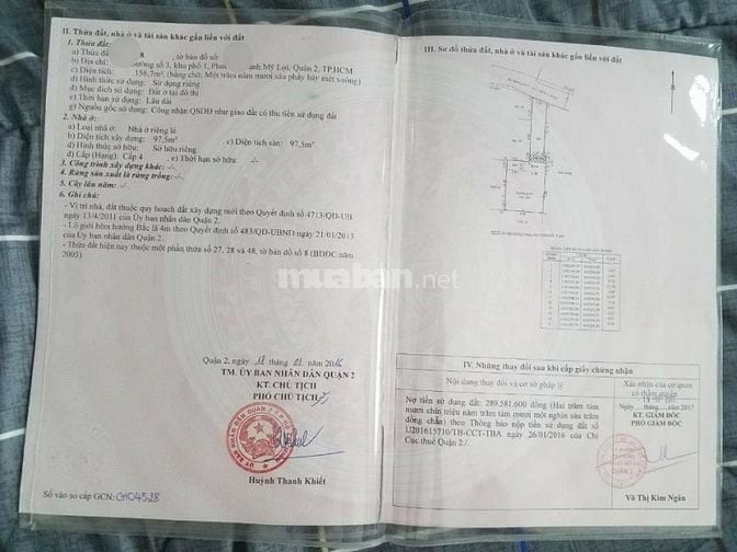 Bán nhà hẻm ô tô đường 3 Thạnh Mỹ Lợi Tp Thủ Đức giá 9,8 tỷ