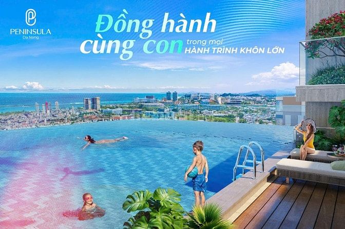 Căn hộ cao cấp PENINSULA, chỉ 2,8tỉ sở hữu ngay căn hộ view biển 