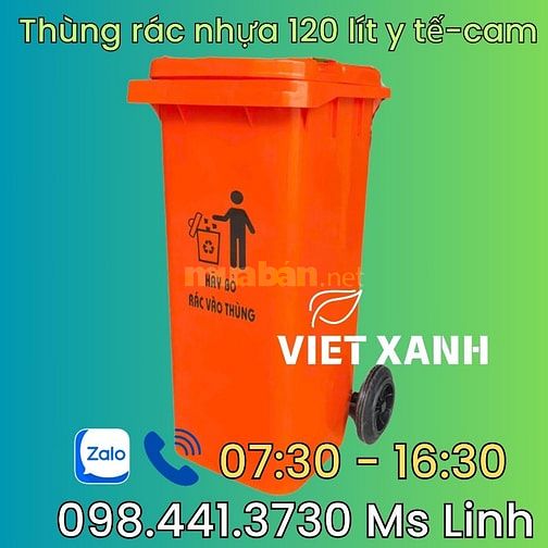 Thùng Rác Nhựa 120 Lít là Giải Pháp Tiện Lợi Cho Môi Trường Sạch 