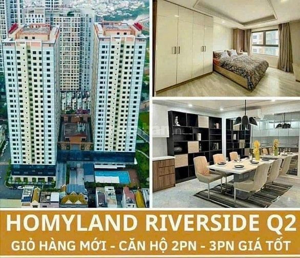 💥💥 MUA NHÀ ĐÓN TẾT - Căn hộ HOMYLAND RIVERSIDE tại Q2 chỉ 50tr/m2