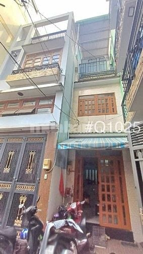 [Q1025] Nhà 4 tầng Ba Tháng Hai, quận 10. (2PN). 2,5 x 8m, chỉ 3,x T