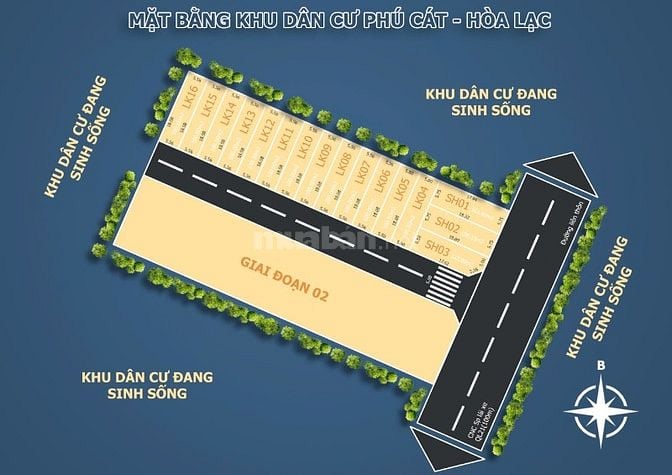 Bán Đất Phú Cát Khu Công Nghệ Cao Hòa Lạc 