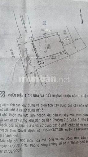 Bán nhà hẻm 3,5m Phạm Văn Chí Phường 7 Quận 6  giá 3,85 tỷ - 36m2