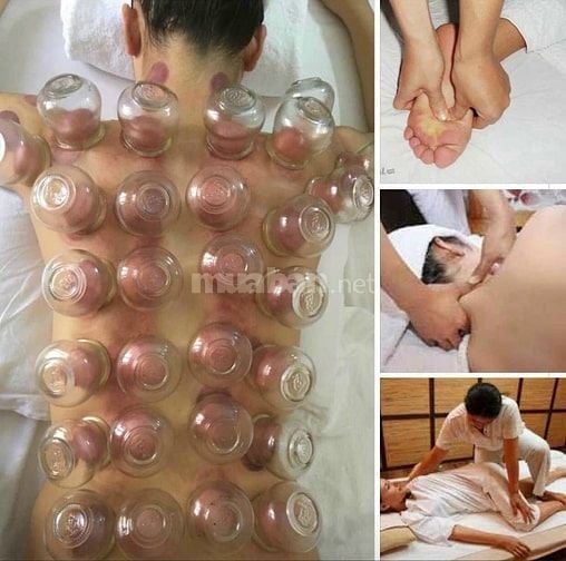 Massage Body Foot. Cạo gió. Giác hơi 