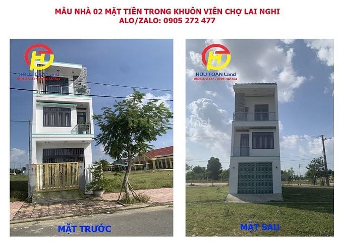 Khu phố chợ Lai Nghi (có sổ): Bán lô đất ngay trong khuôn viên chợ