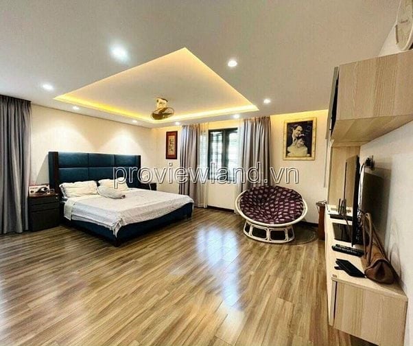 Cho thuê biệt thự Fideco Thảo Điền, 3 tầng, 8 phòng, dt 400m2, $7000/t