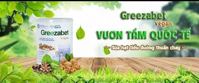 GREEZABET sữa hạt tiểu đường thuần chay- Bữa ăn dinh dưỡng tuyệt vời