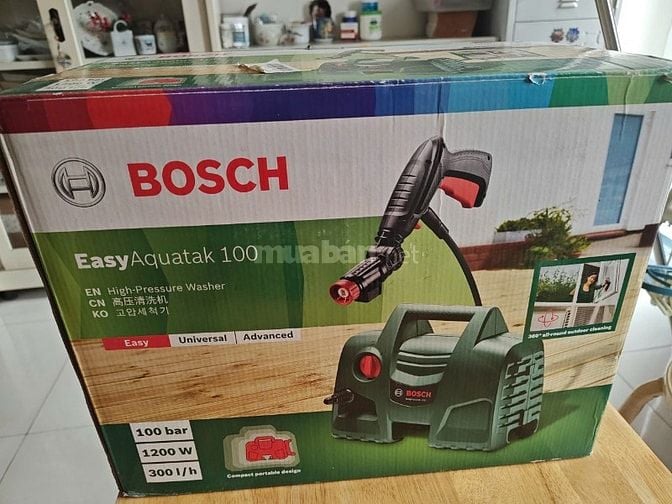 Máy phun xịt rửa áp lực cao Bosch EasyAquaTak 100