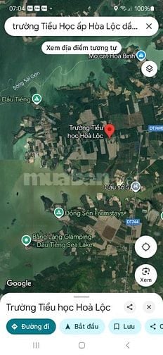 Bán đất xã Minh Hòa view Hồ Dầu Tiếng tỉnh Bình Dương giá 317K/m2