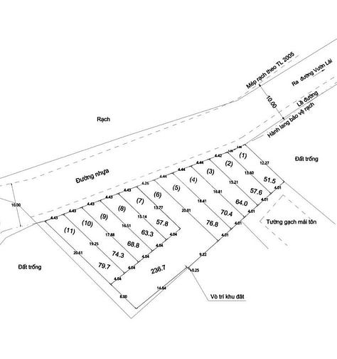 Bán đất / sông Vàm Thuật – Sơn Ca 8, P.APĐ, Q.12: 4 x 16, giá 4,75 tỷ