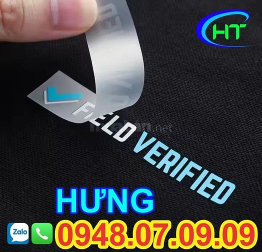 Lợi ích của việc sử dụng nhãn ép nhiệt trong quảng cáo