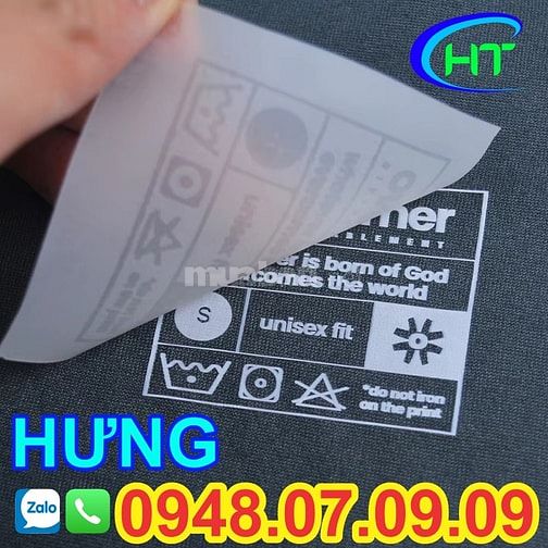 Lợi ích của việc sử dụng nhãn ép nhiệt trong quảng cáo