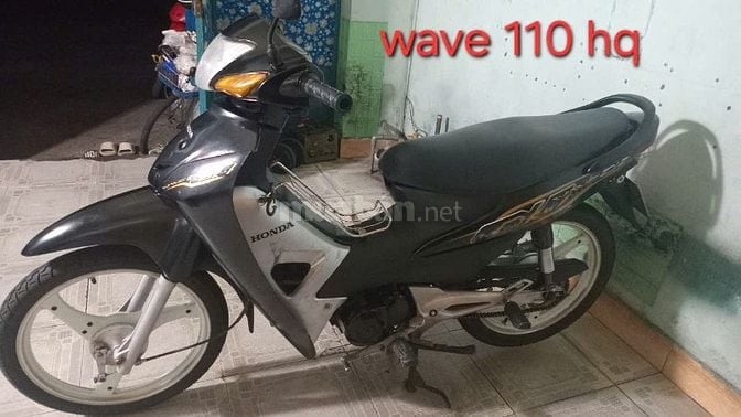 Wave 110 hàn quốc màu đen máy êm có giấy tờ