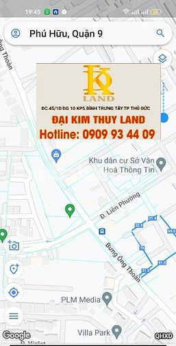 Bán nền 6x21,7 dự án sở thông tin văn hoá.phú hữu